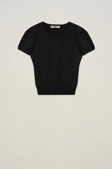 CARLAG t-shirt in maglia Nero
