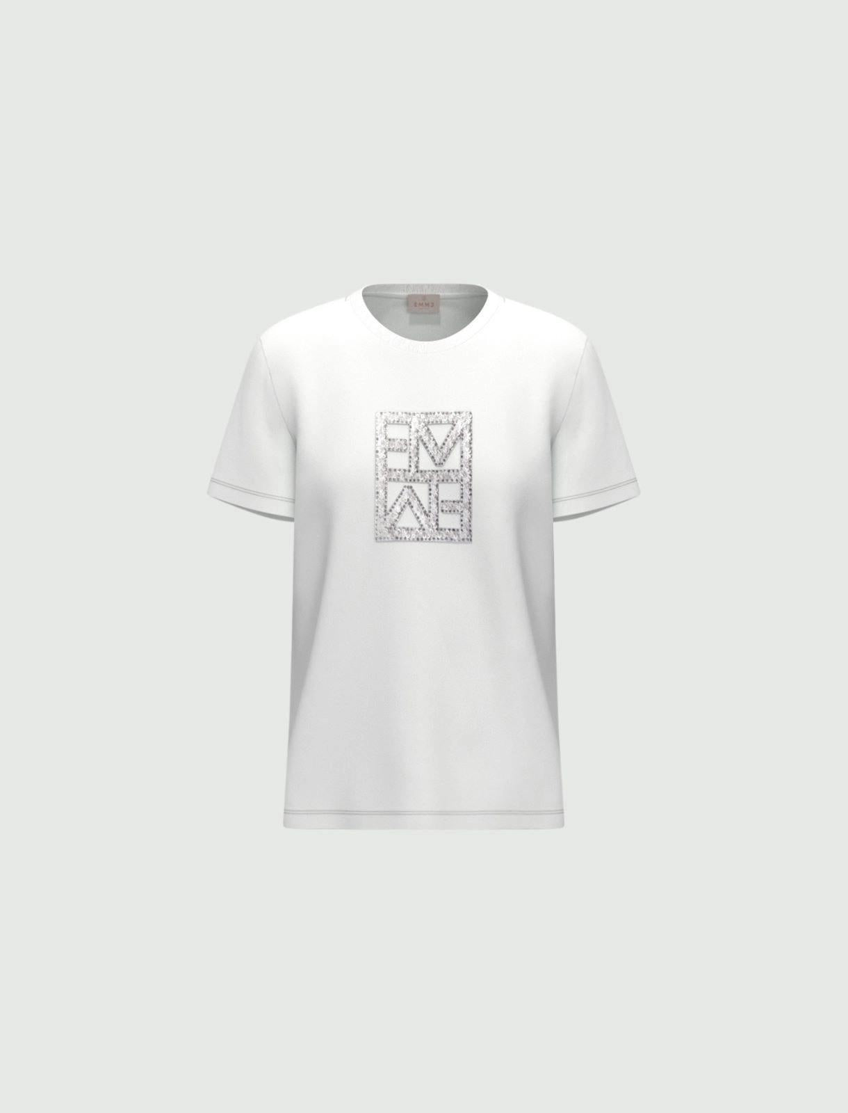 T-shirt con pailettes EMMTEMA 001 EMME MARELLA 