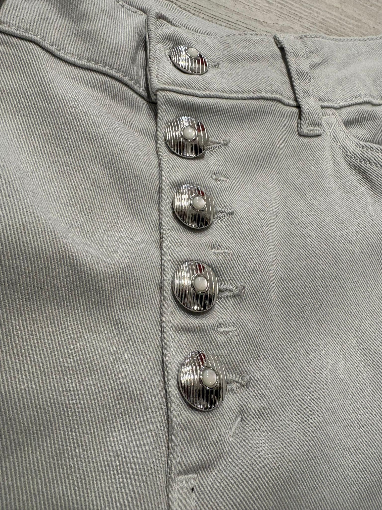 Pantalone koons con bottone gioiello DP268BBS0030DPTD 021 DONDUP 