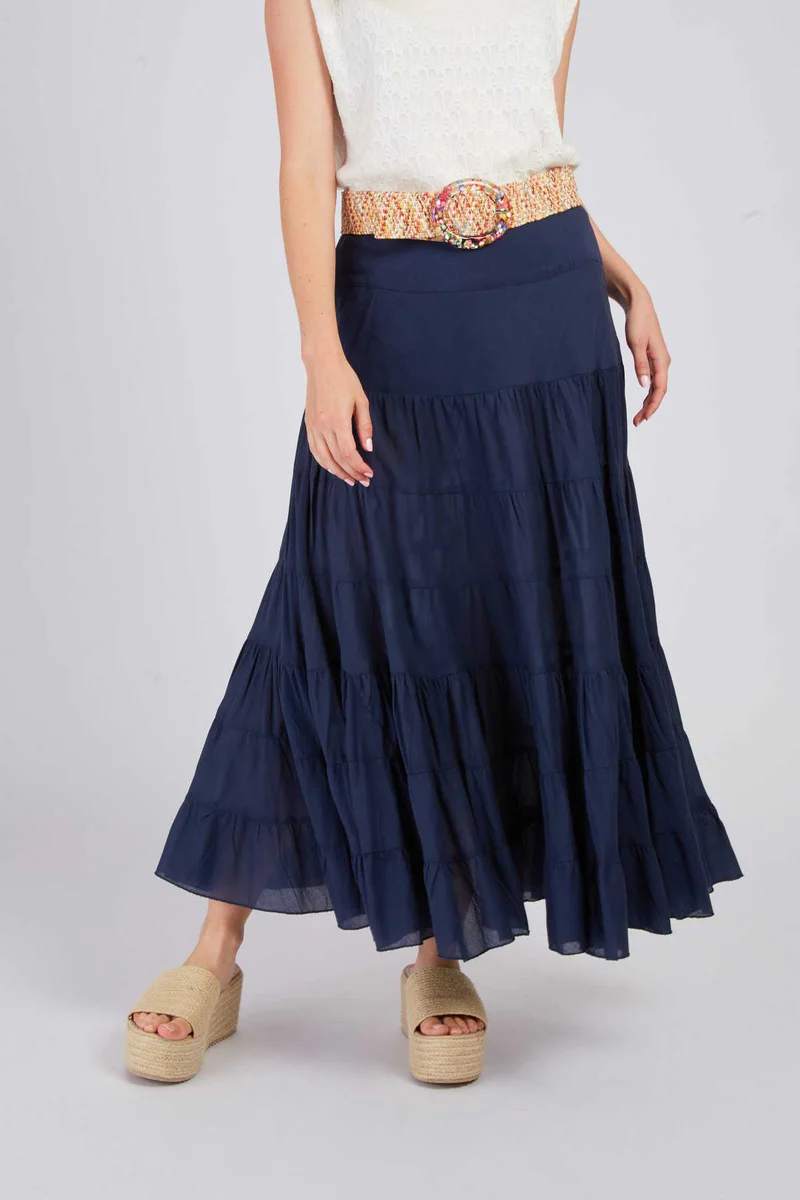 gonna lunga bohemien P550009 MARINE DERHY 