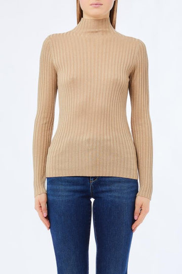 maglioncino collo alto MF5389MS46J 04869 LIU JO WHITE 