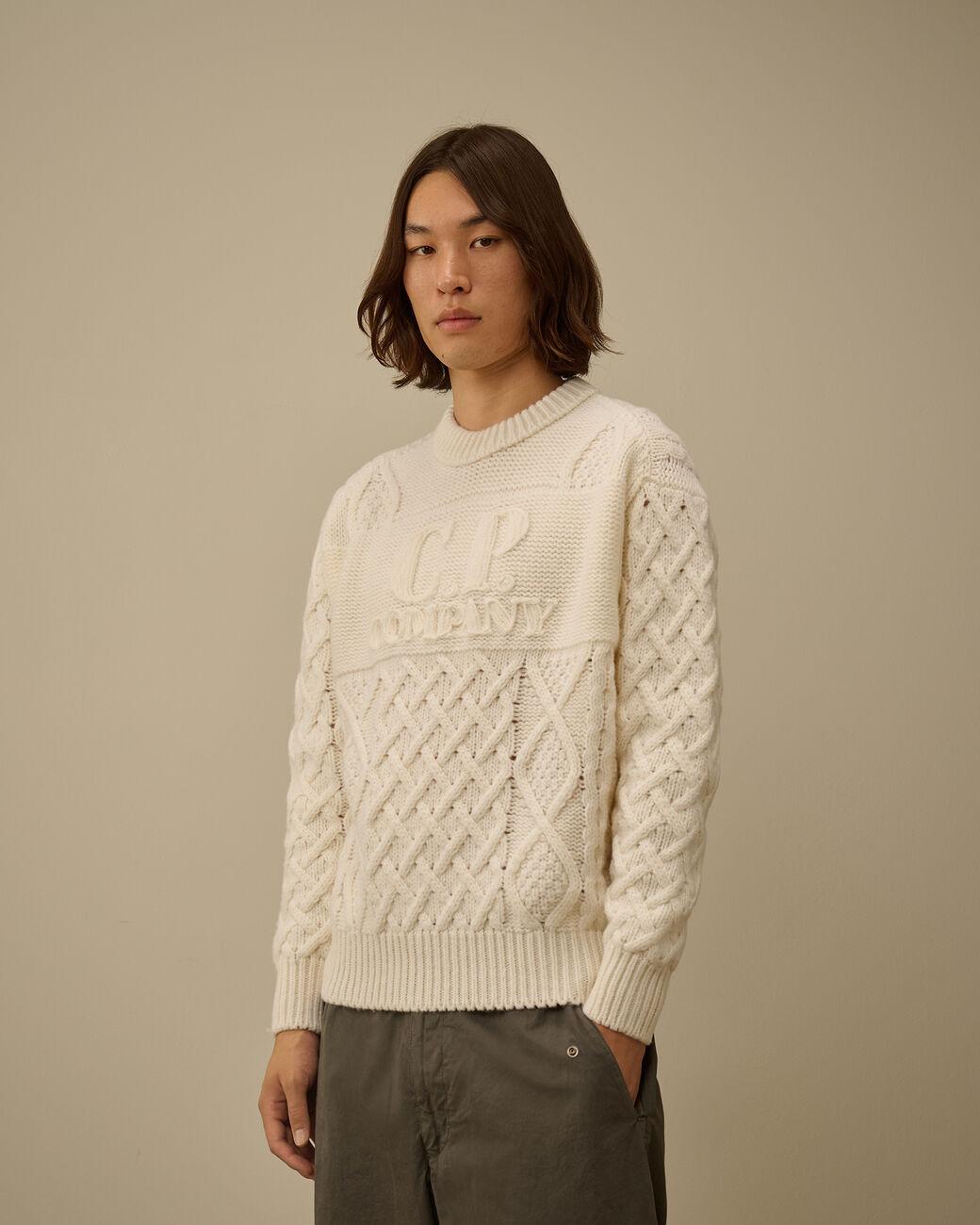 maglione in lana shetland 19CMKN289A 110508A 103 CP COMPANY 