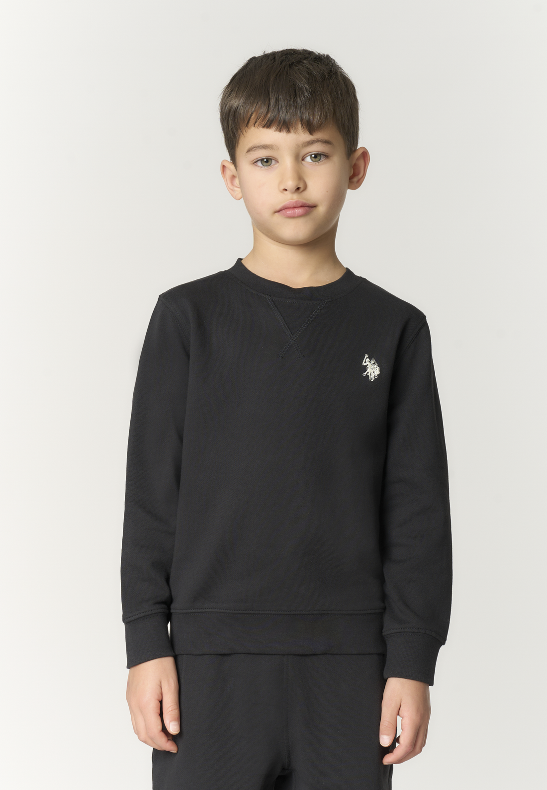felpa girocollo con logo US43587001 199 U.S. POLO ASSN. 