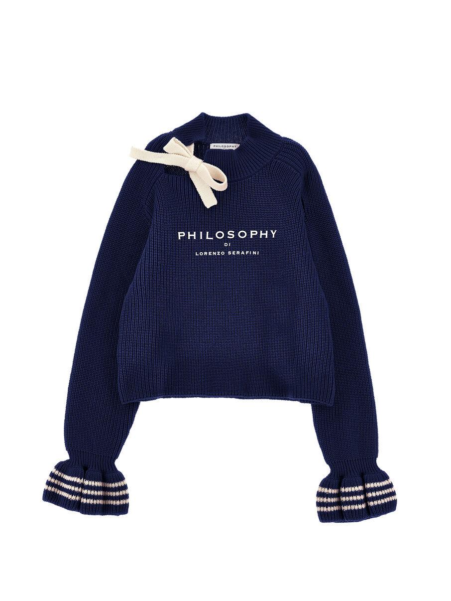 maglione con fiocco I9F603 6066 P056 PHILOSOPHY 