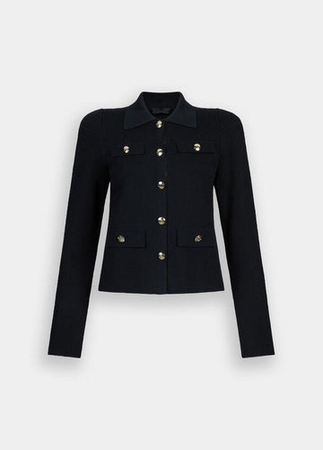 giacca con bottoni CF5152MS55N 22222 LIU JO BLACK 