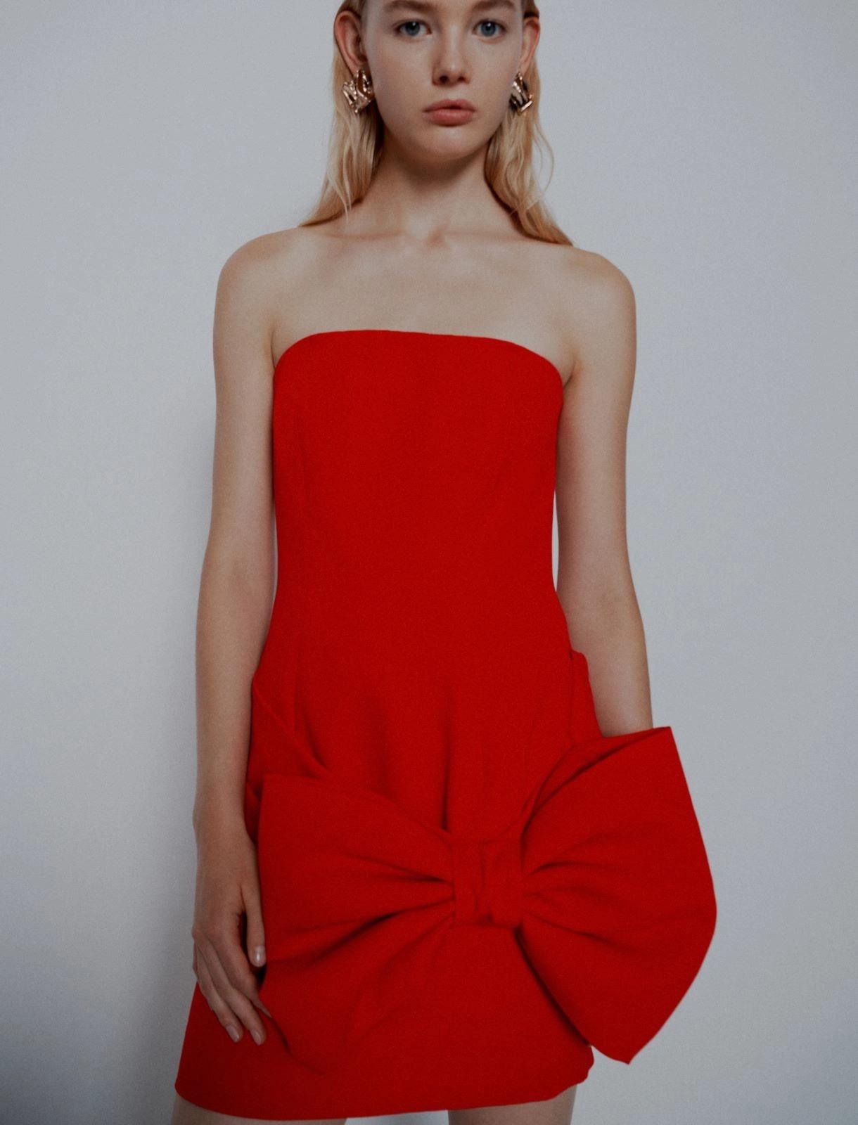 abito bustier con fiocco MLTEDITORE 004 MARella ART. 365 