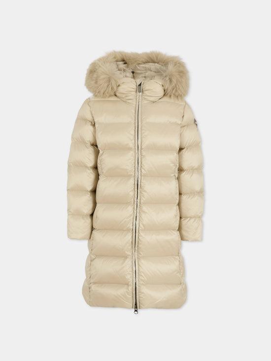 piumino lungo con pelliccia 3499E 16 COLMAR 