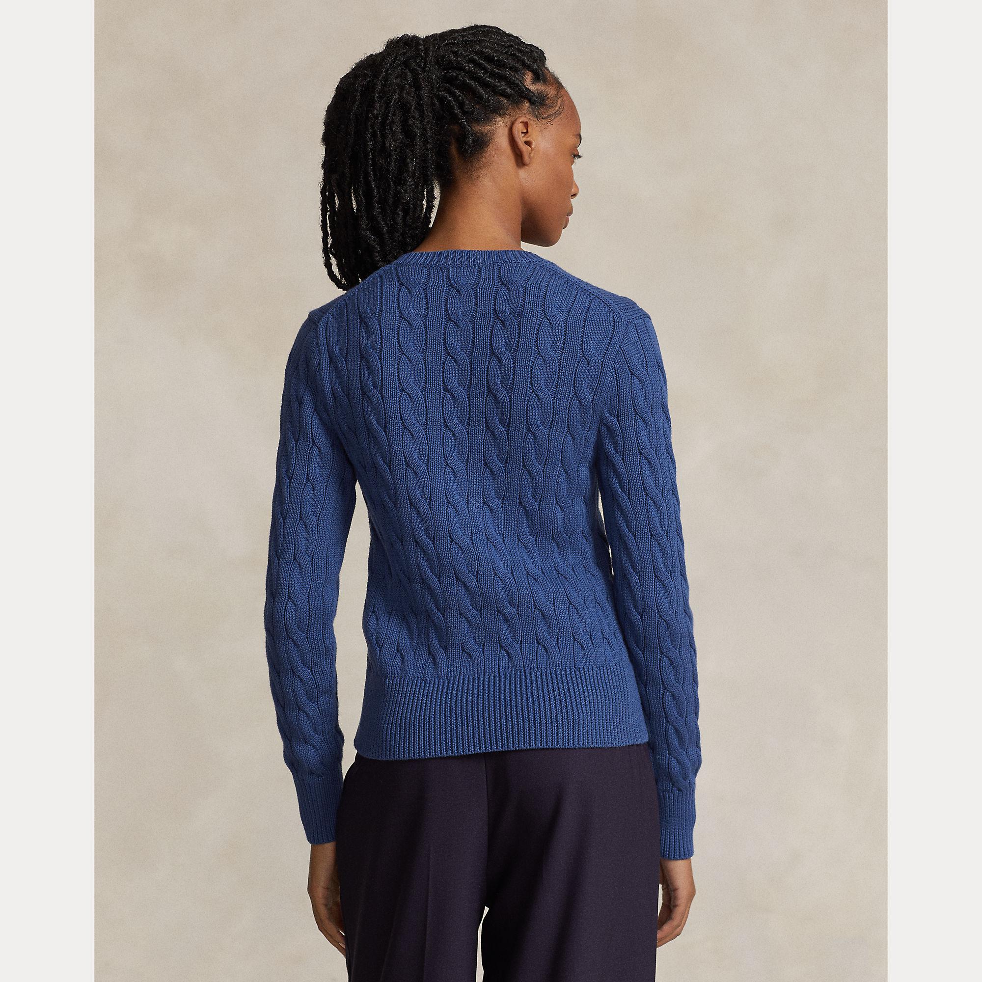 cardigan lavorato a trecce 211-891643 009 RALPH LAUREN POLO 