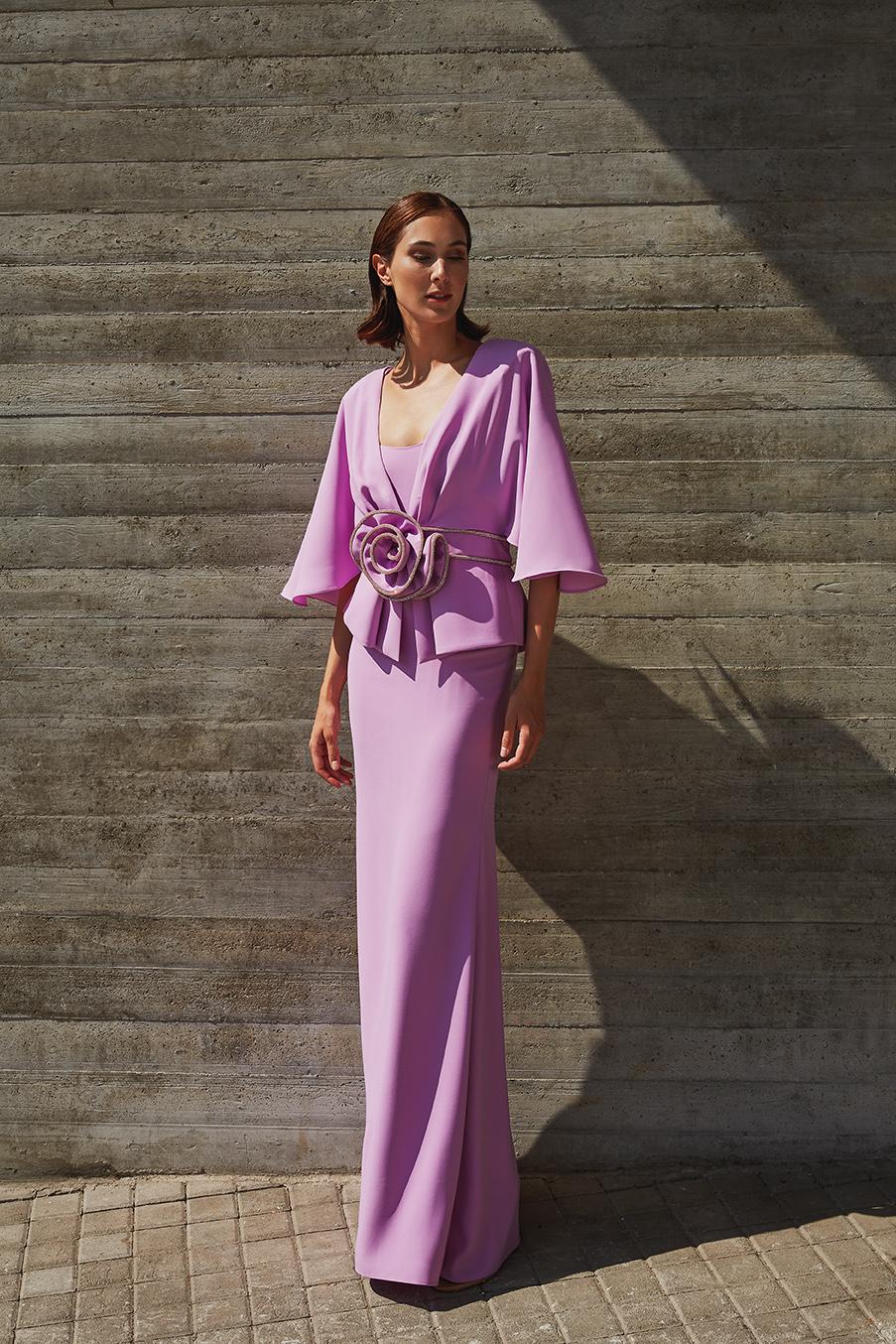 abito elegante maestri 4935 LAVANDER MAESTRI 