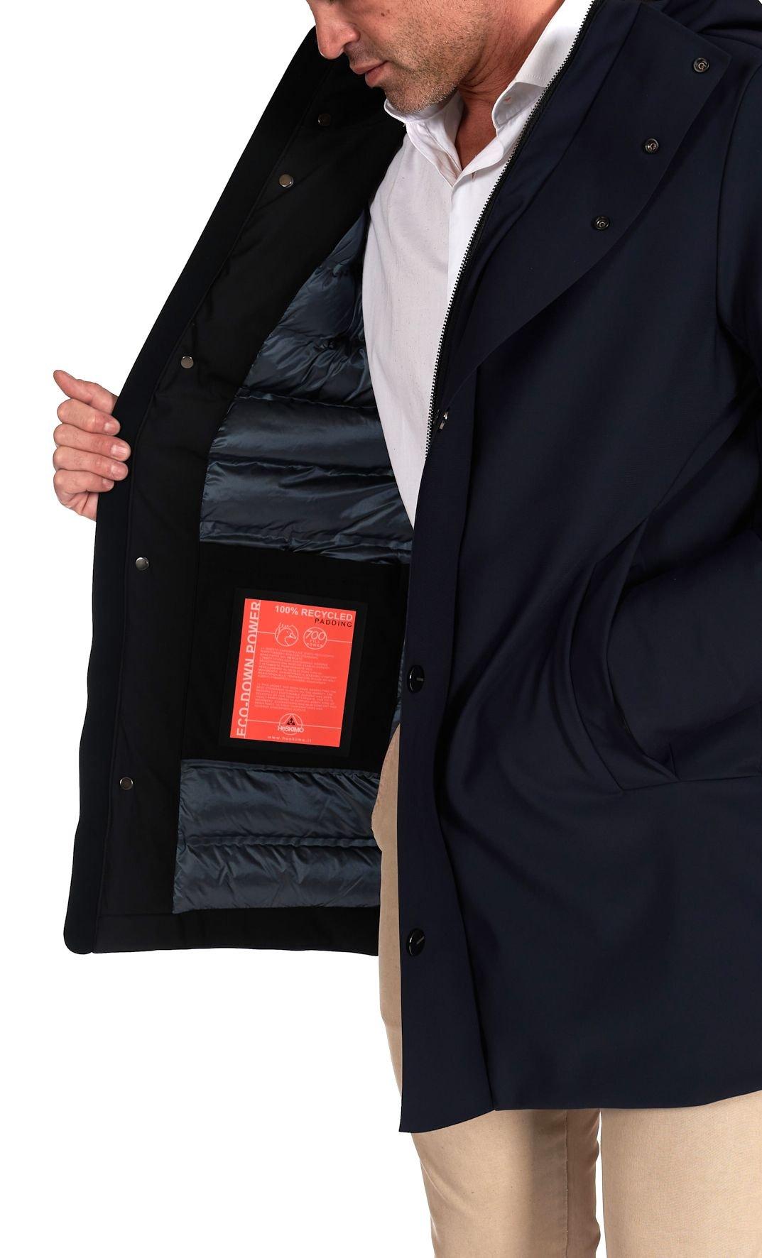 parka lungo frost HE9440015 BLUE HESKIMO 