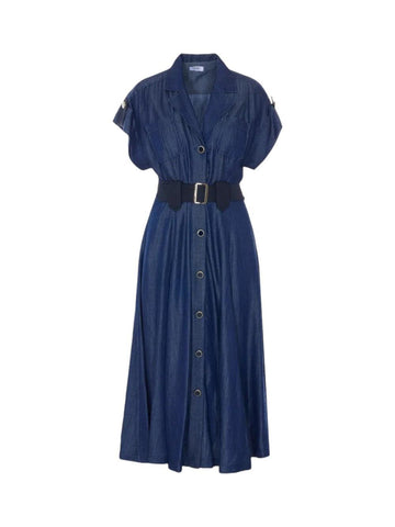 abito in denim UA6315D0335 77000 LIU JO DENIM 