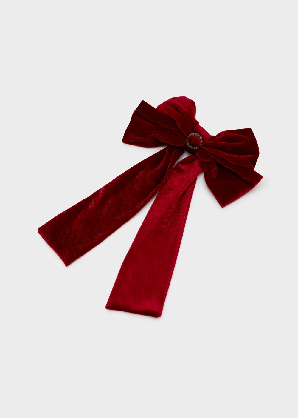 fermaglio in velluto LUFE0006 ROSSO NALI' 