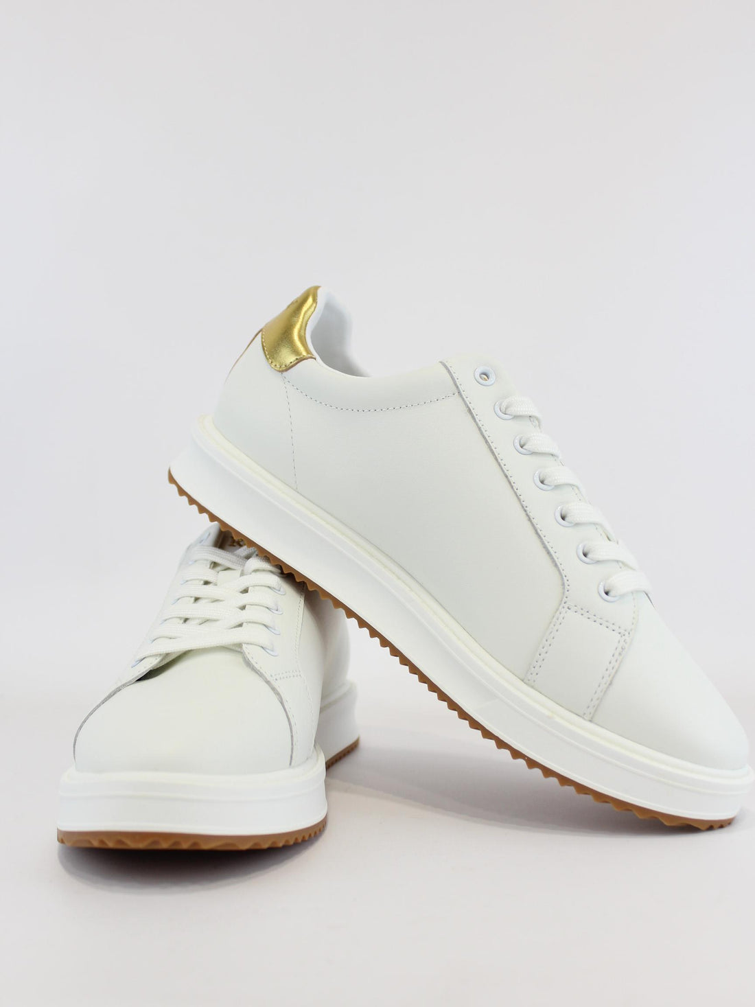 sneakers in pelle e dettagli 802-978213 001 LAUREN RALPH LAUREN 