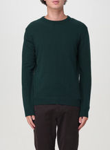 WOOLRICH maglione girocollo con logo Verde