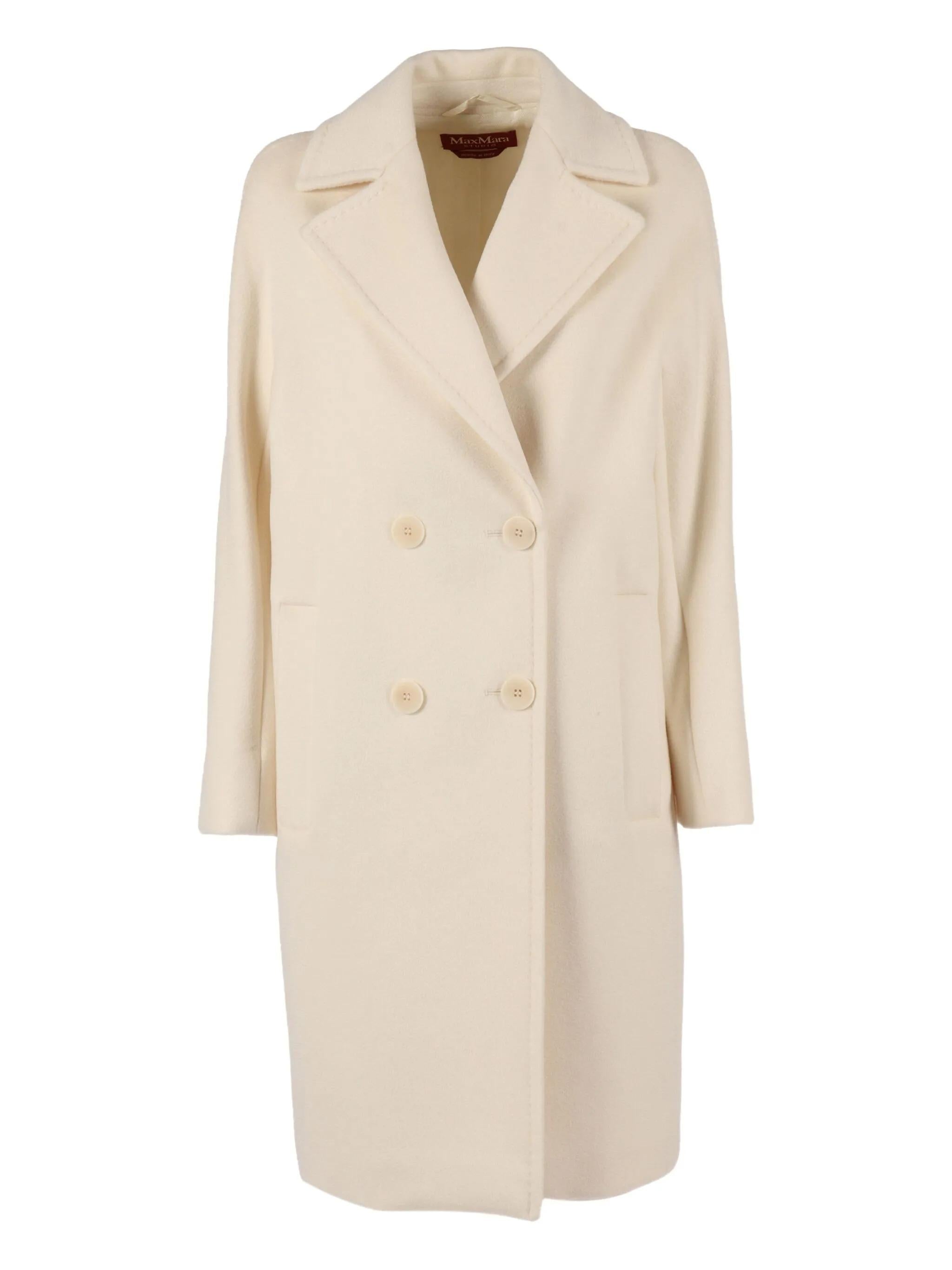 cappotto in drop di pura lana AGENDA 001 MAXMARA STUDIO 