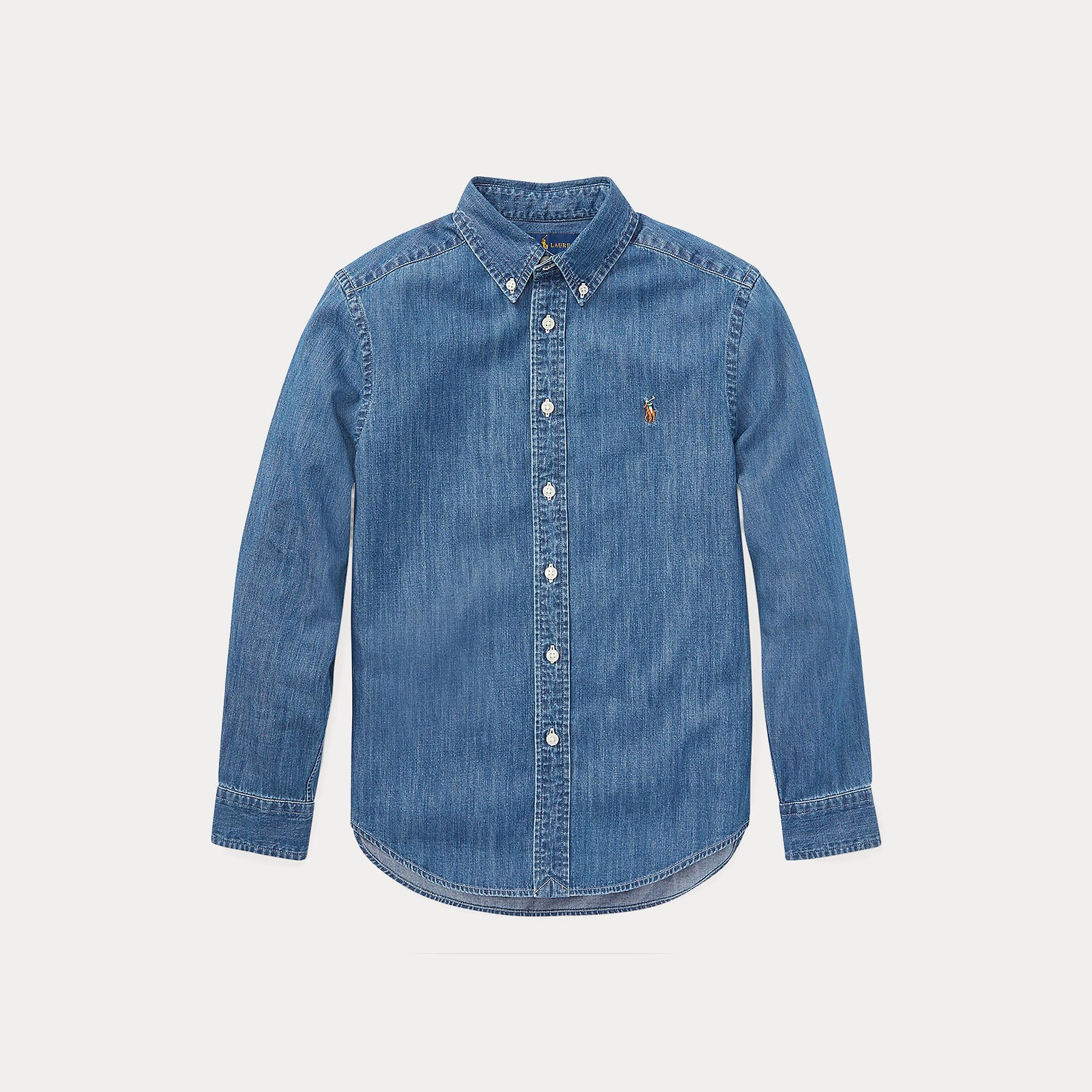 camicia con logo pony 323-713843 001 RALPH LAUREN POLO 