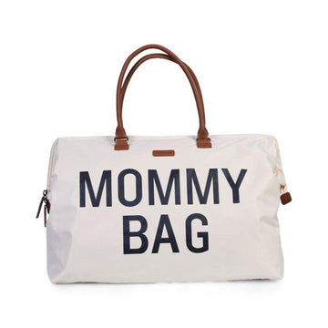 borsa mommy bag MOMMY BAG WHITE/BLACK CHILDHOME 