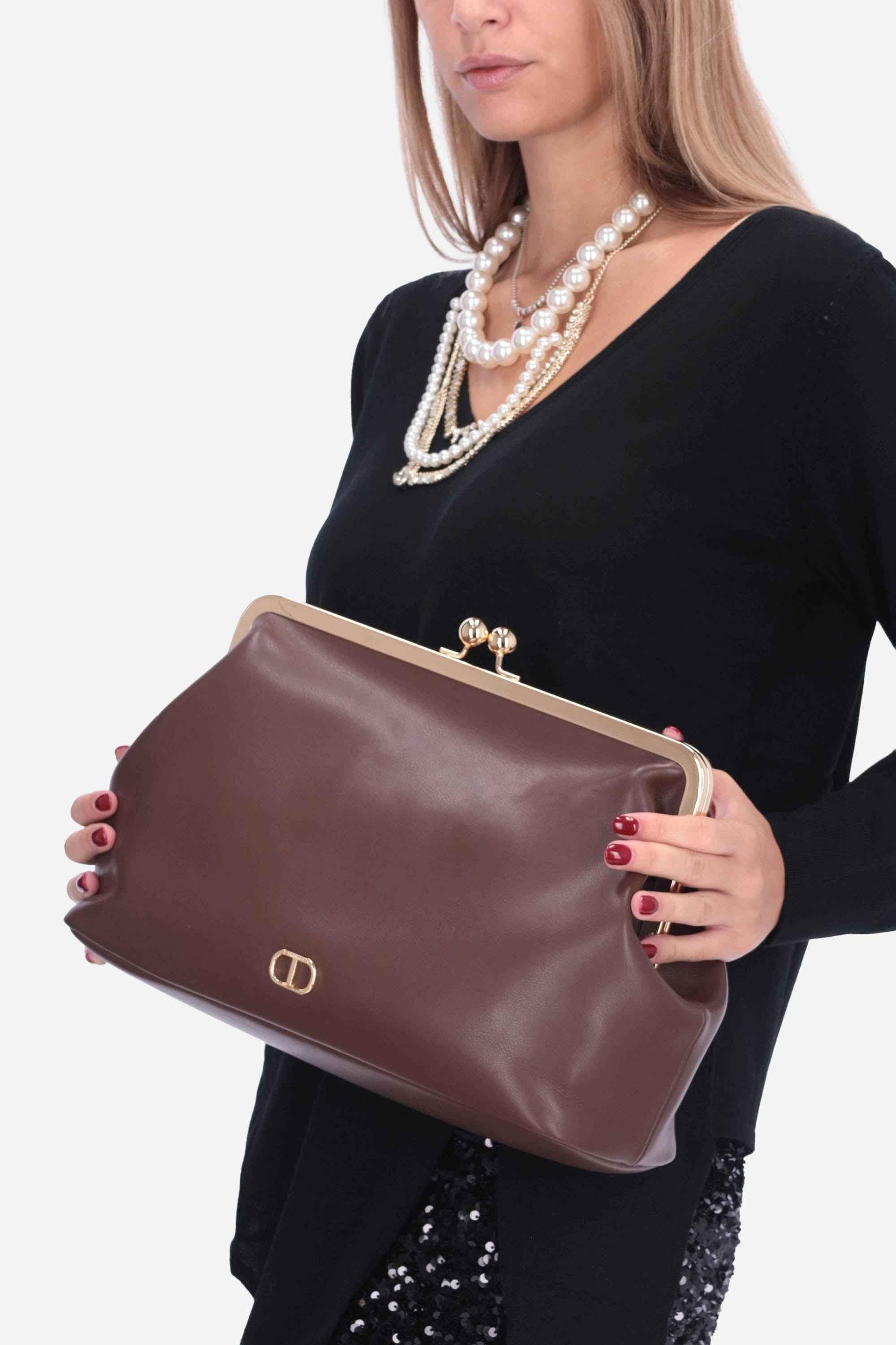 Borsa a tracolla ovale 252TD8330 11054 TWINSET 
