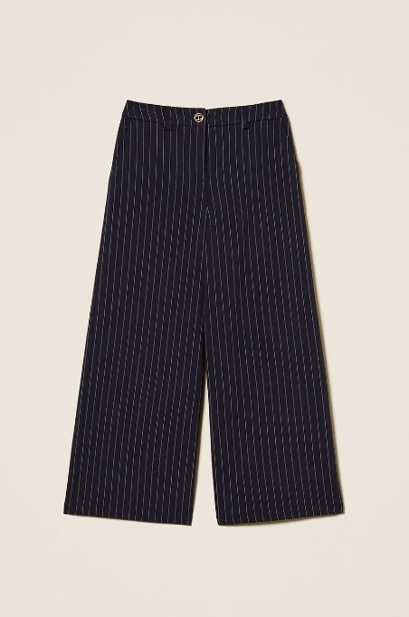 pantalone gessato 252GJ2042 12713 TWINSET GIRL 