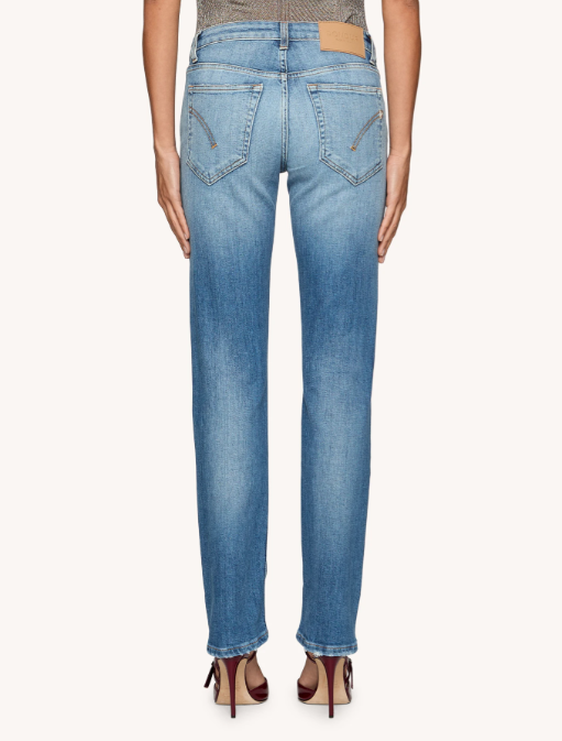 jeans coco con risvolto DP801DSK297DJ09 800 DONDUP 