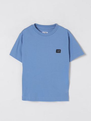t-shirt con ricamo logo petto C6M008LAA17 40532 CP COMPANY KIDS 