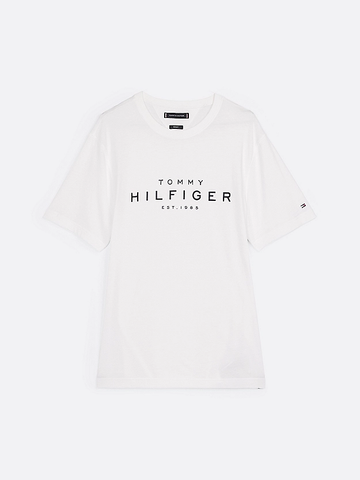 t-shirt scritta logo MW0MW37448 YBR TOMMY HILFIGER 