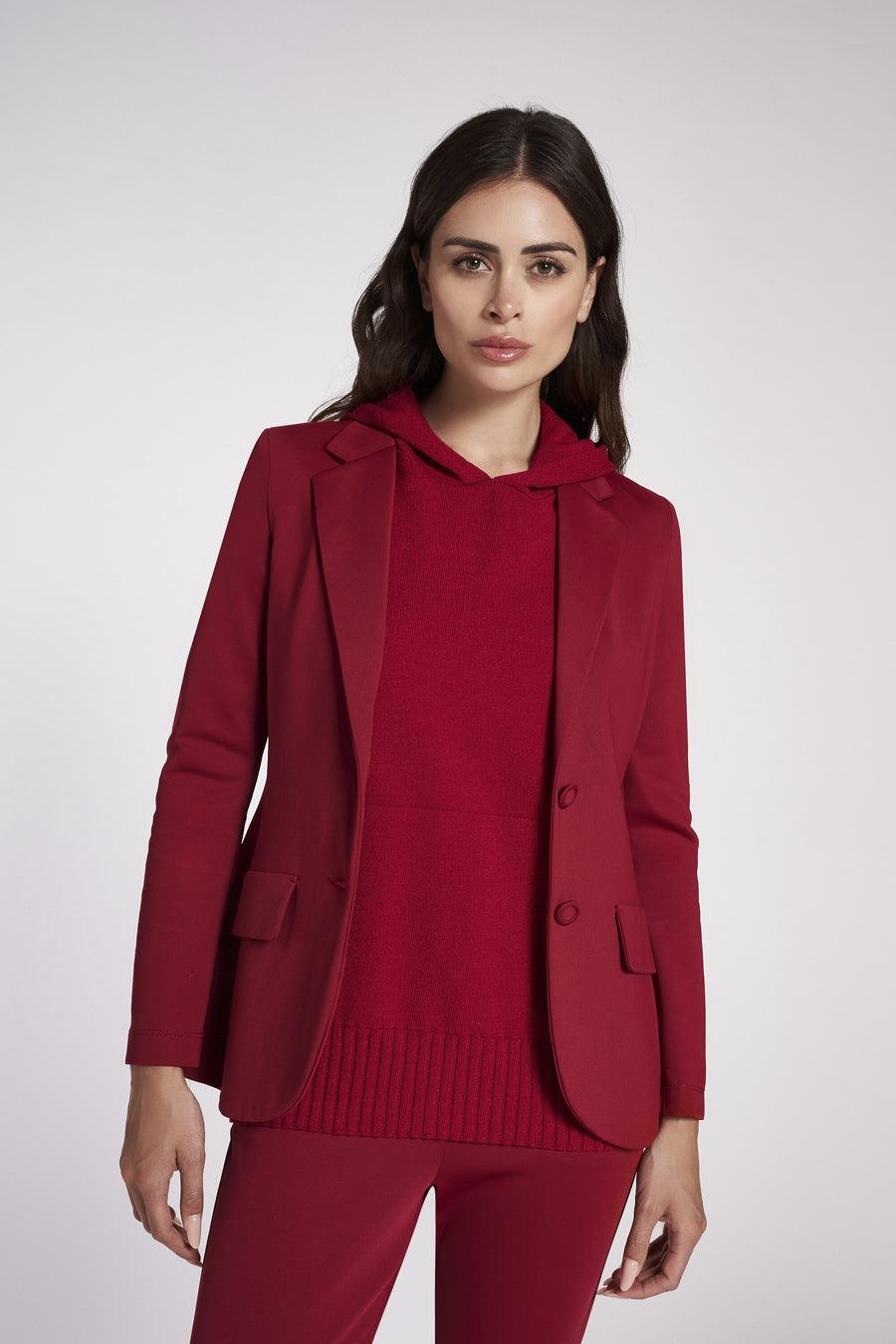 giacca monopetto in tessuto stretch IEVI22 23 CARLAG 