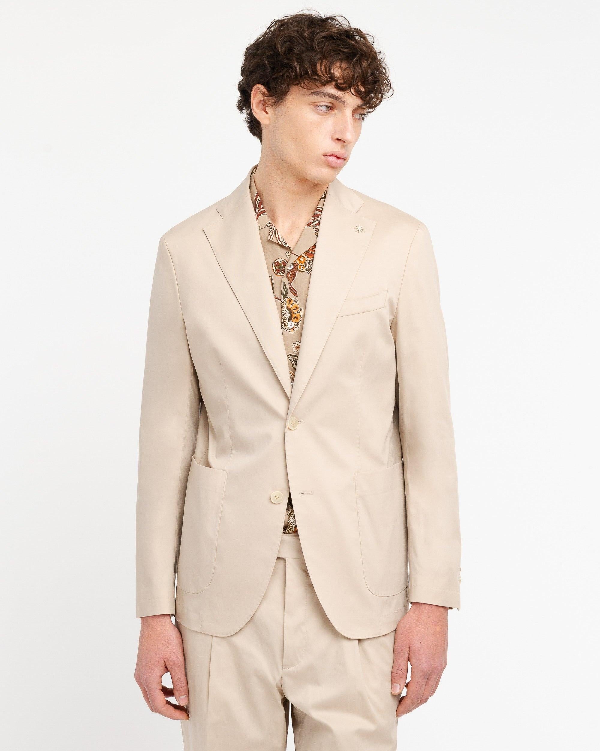 abito slim in cotone stretch 4032A3728 263123 23 MANUEL RITZ 