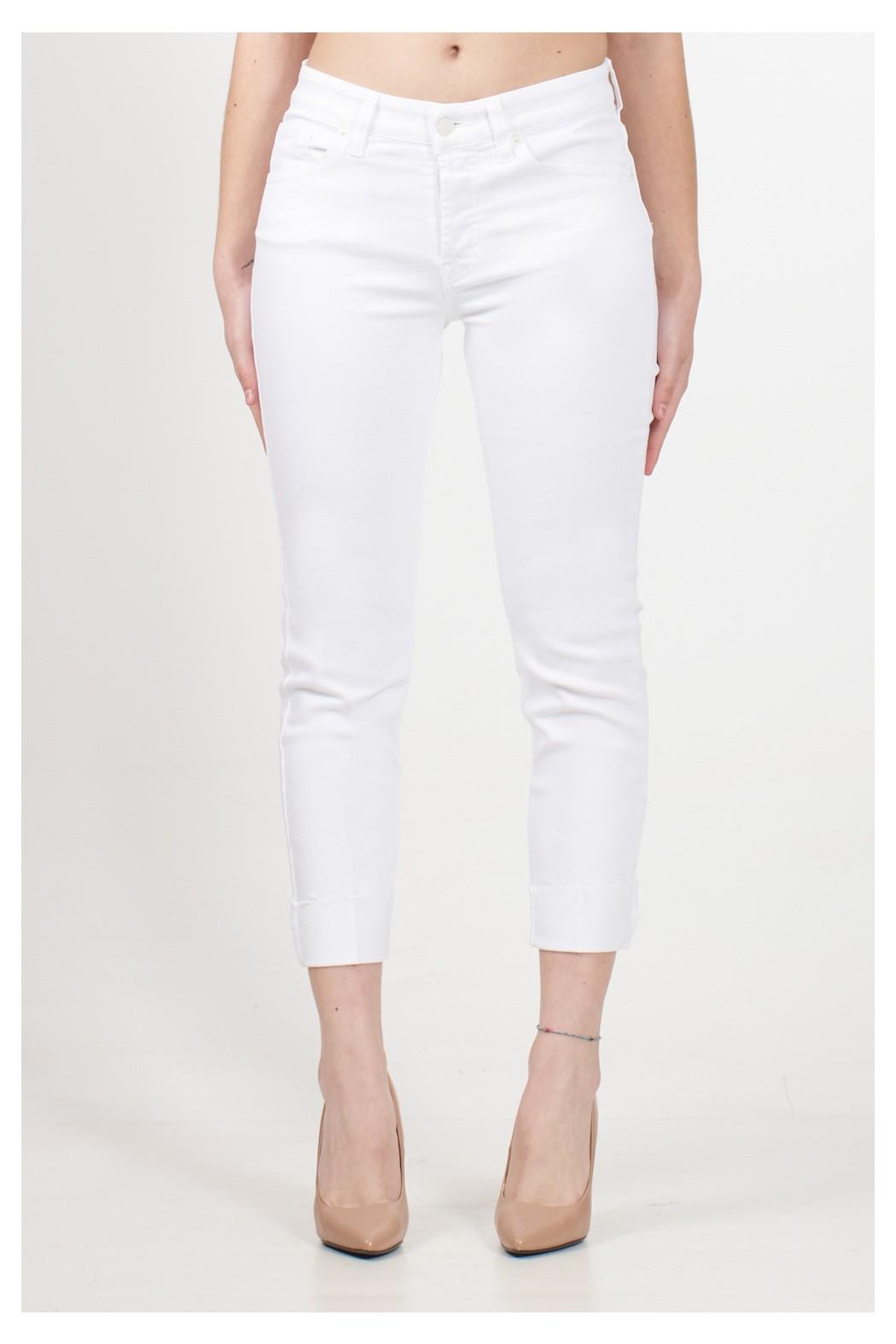 jeans con risvolto DB5104 BURRO VICOLO 