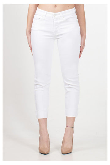 jeans con risvolto DB5104 BURRO VICOLO 