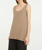 CARLAG TOP IN CREPE DE CHINE Beige