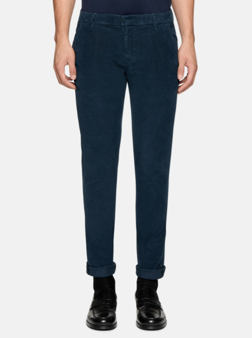 Pantalone gaubert in velluto UP235 VS0028 PTD 897 DONDUP 