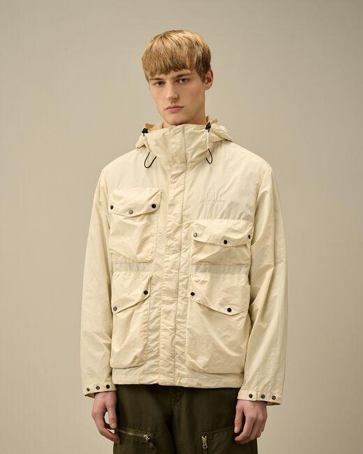 giubbino con occhiali flatt 18CMOW050A 005991G 402 CP COMPANY 
