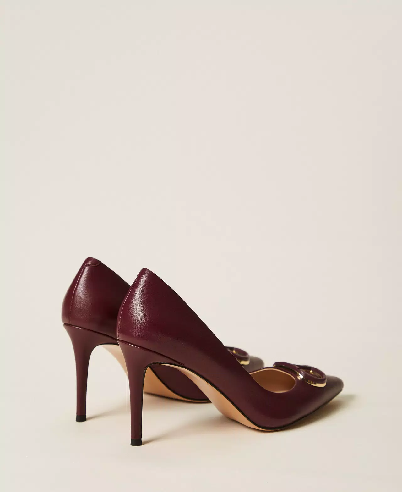 dècollettè in pelle 252TCP032 05609 TWINSET 