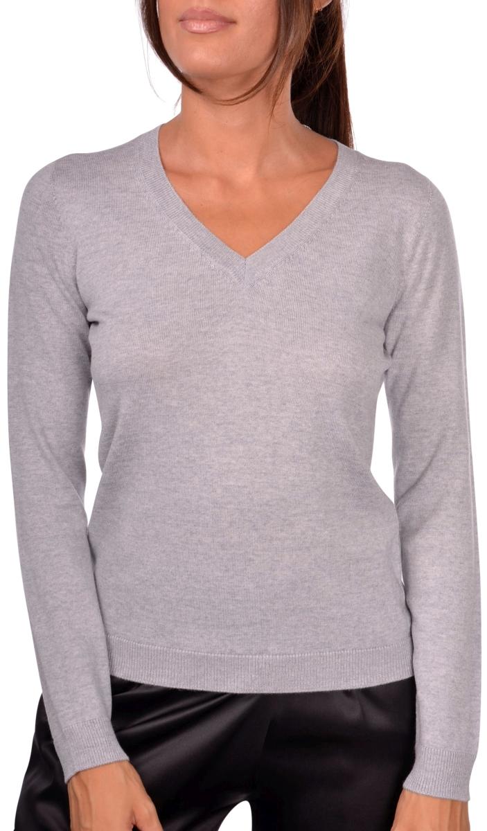 maglia in lana scollo a V 43232 14730 042 GRAN SASSO 