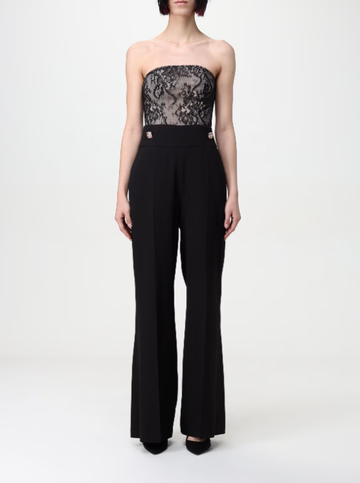 tuta con inserti in pizzo H.V3592.4203 NERO HANITA 