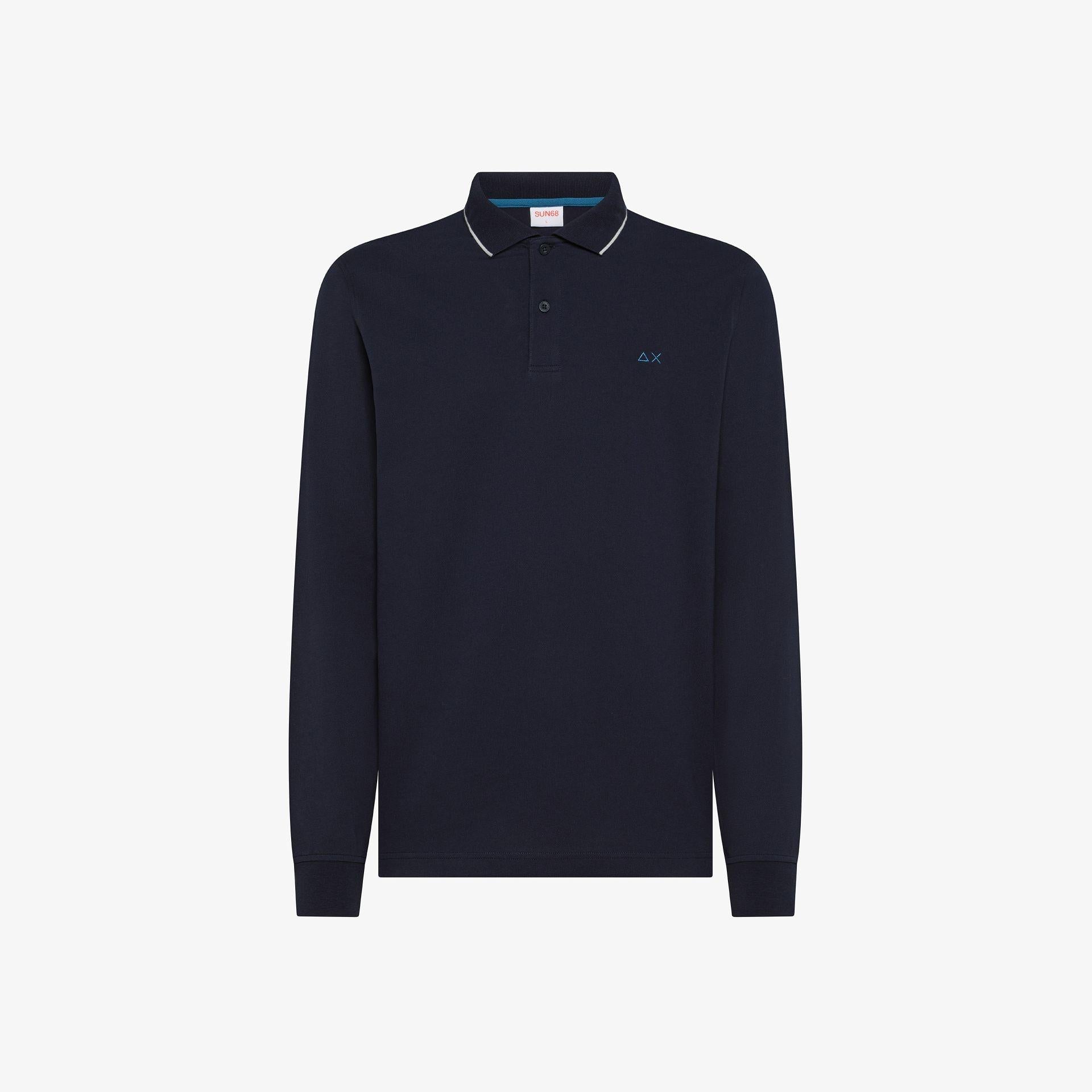 polo in piquet di cotone A45102 07 SUN68 