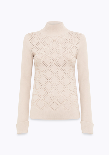 maglia fitted con strass RF5114MS99E 22901 Blugirl 