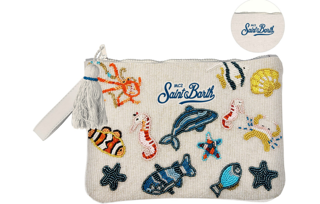 pochette pouch pearl POUCH PEARL 00877 MC2 SAINT BARTH 