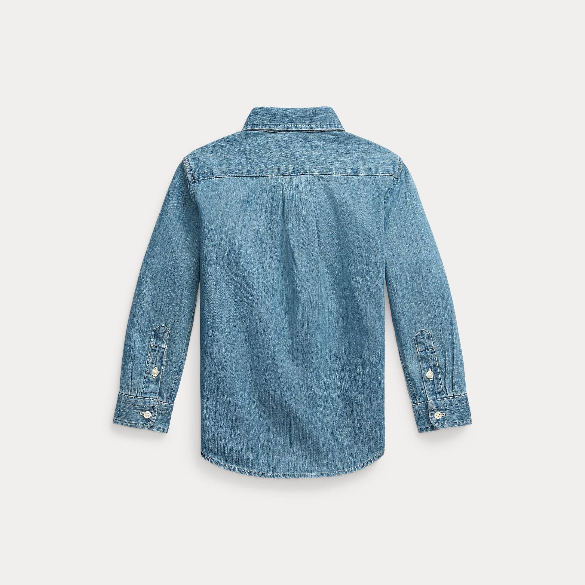 camicia in jeans di cotone 322-713843 001 RALPH LAUREN POLO 