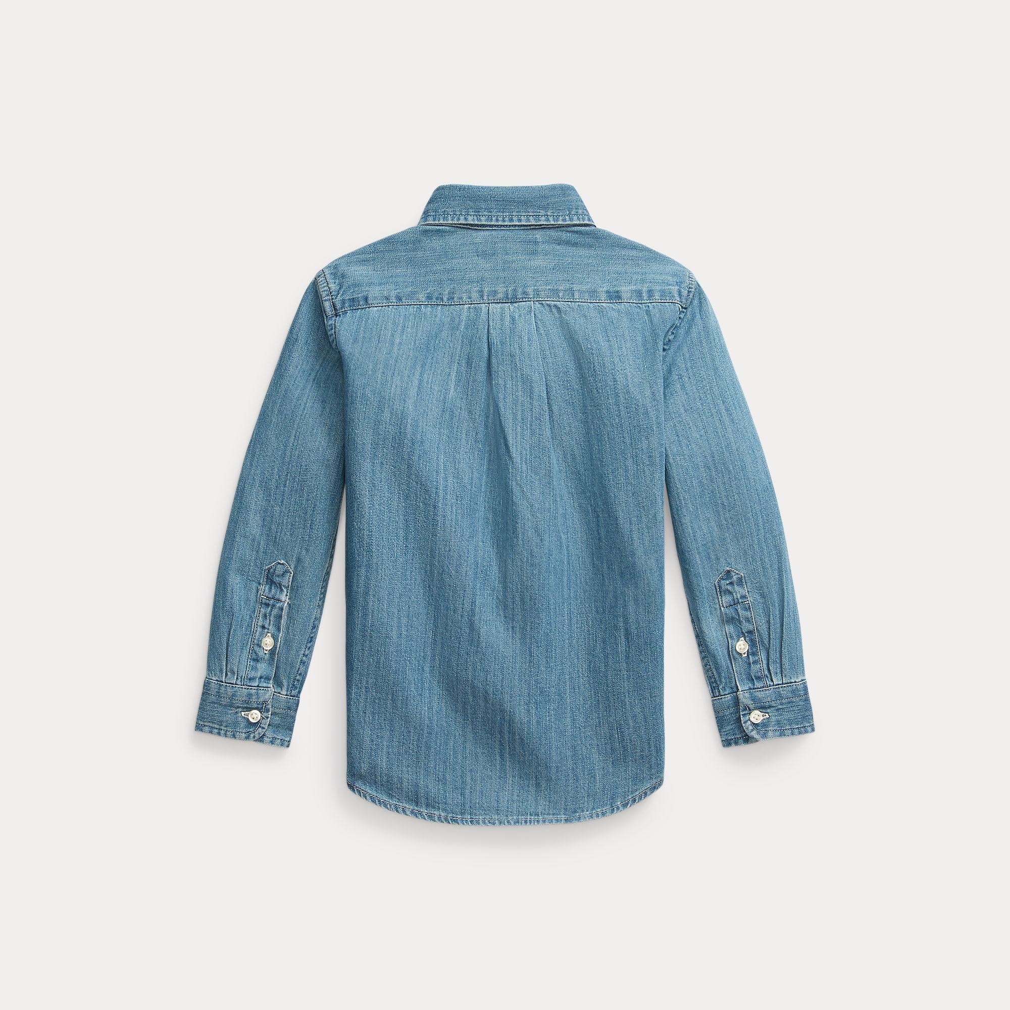 camicia in jeans di cotone 322-713843 001 RALPH LAUREN POLO 