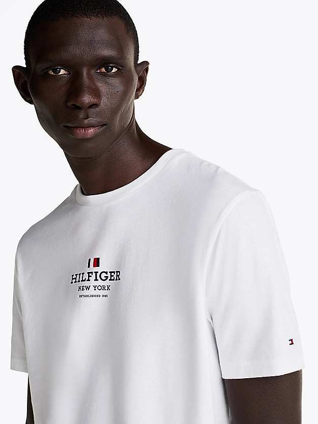 t-shirt logo petto MW0MW38980 YBR TOMMY HILFIGER 