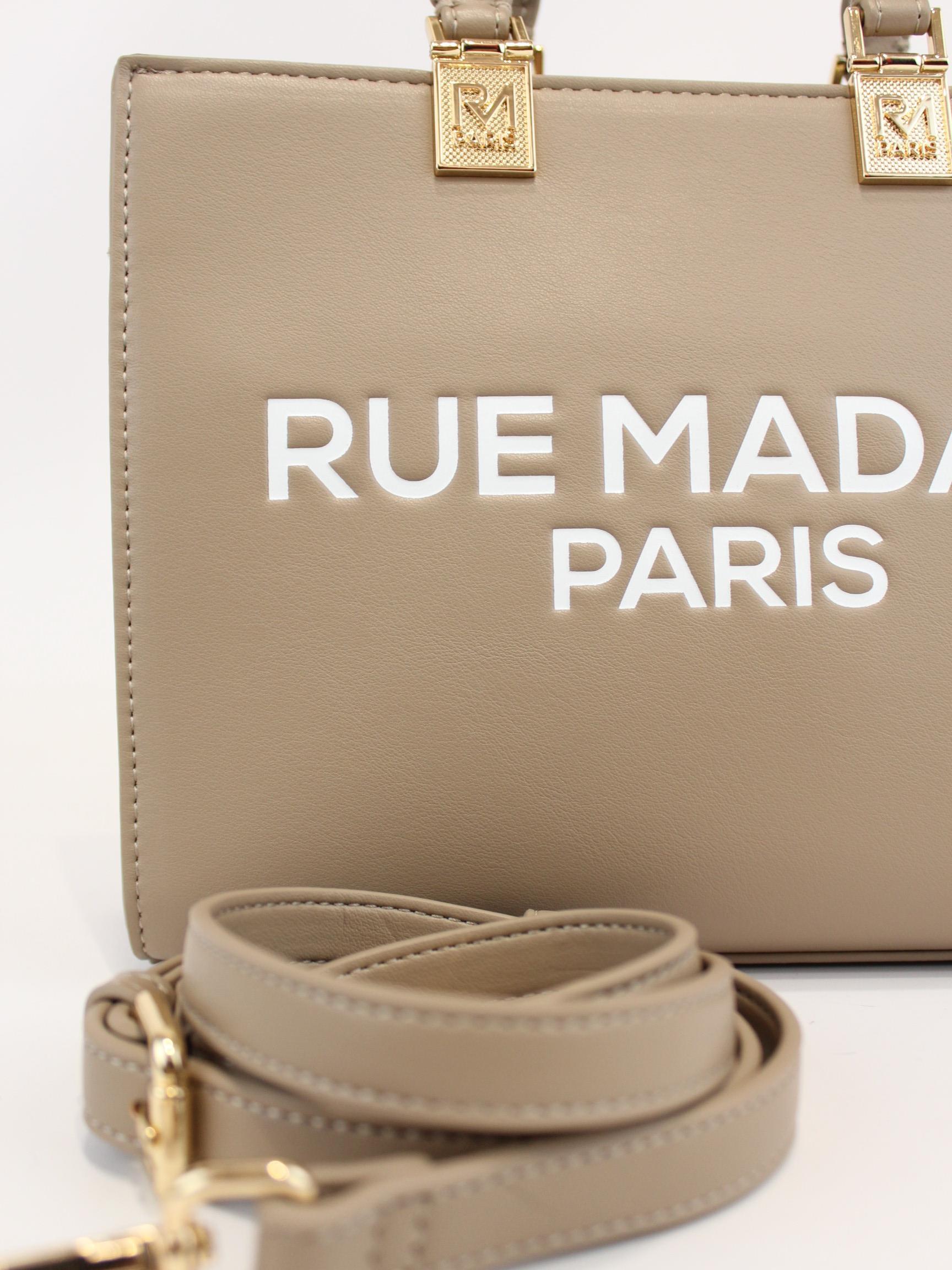 borsa iconique mini tote 1486 TAUPE RUE MADAM PARIS 