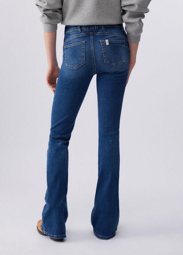jeans con inserto elastico UA6058DS004 78416 LIU JO DENIM 
