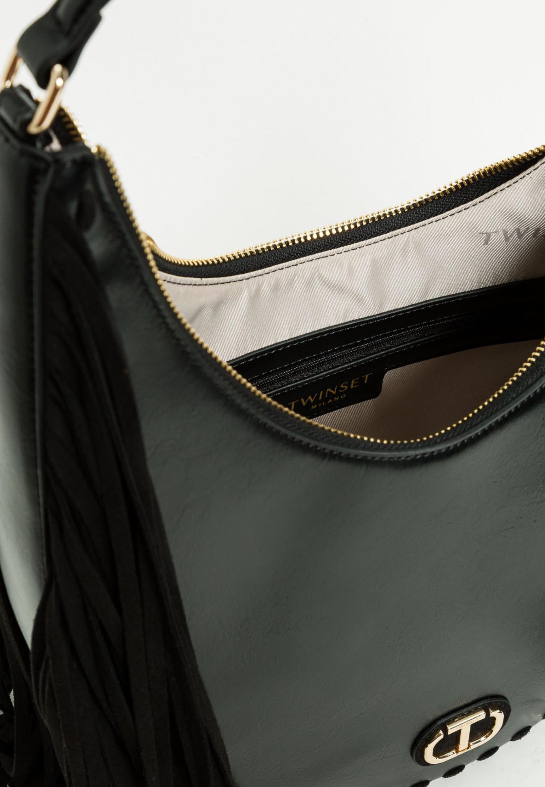 borsa hobo con frange 252TB7121 00006 TWINSET 