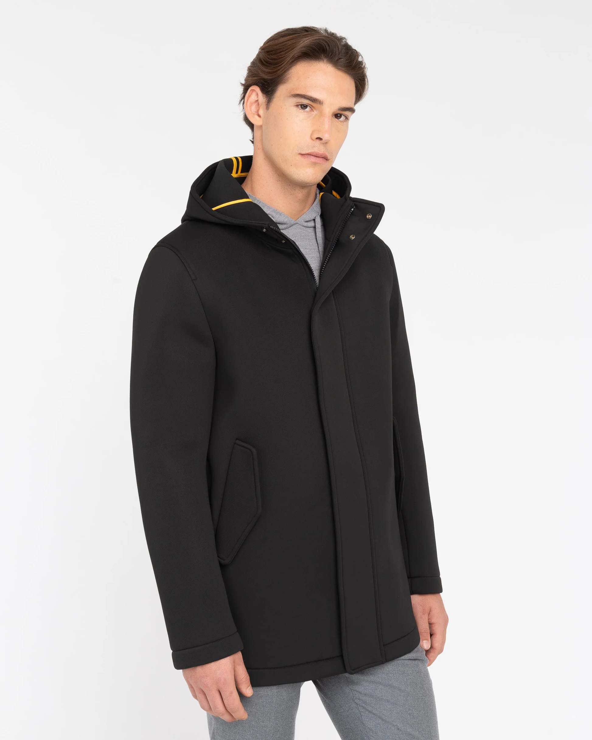 Cappotto imbottito in tessuto tecnico 3732H8427C 243921 99 MANUEL RITZ 