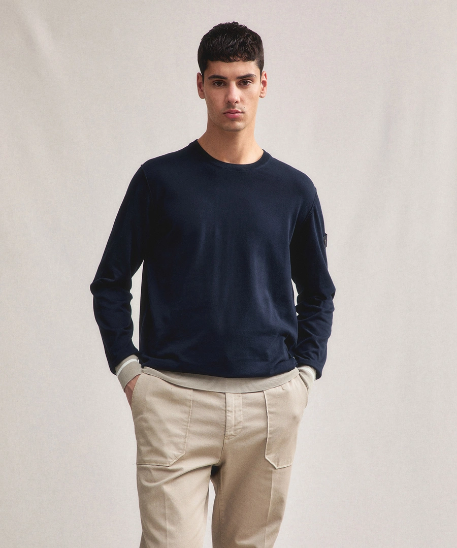 maglia con dettagli rigati GHISALLO RIG 215AT PeUTEREY 