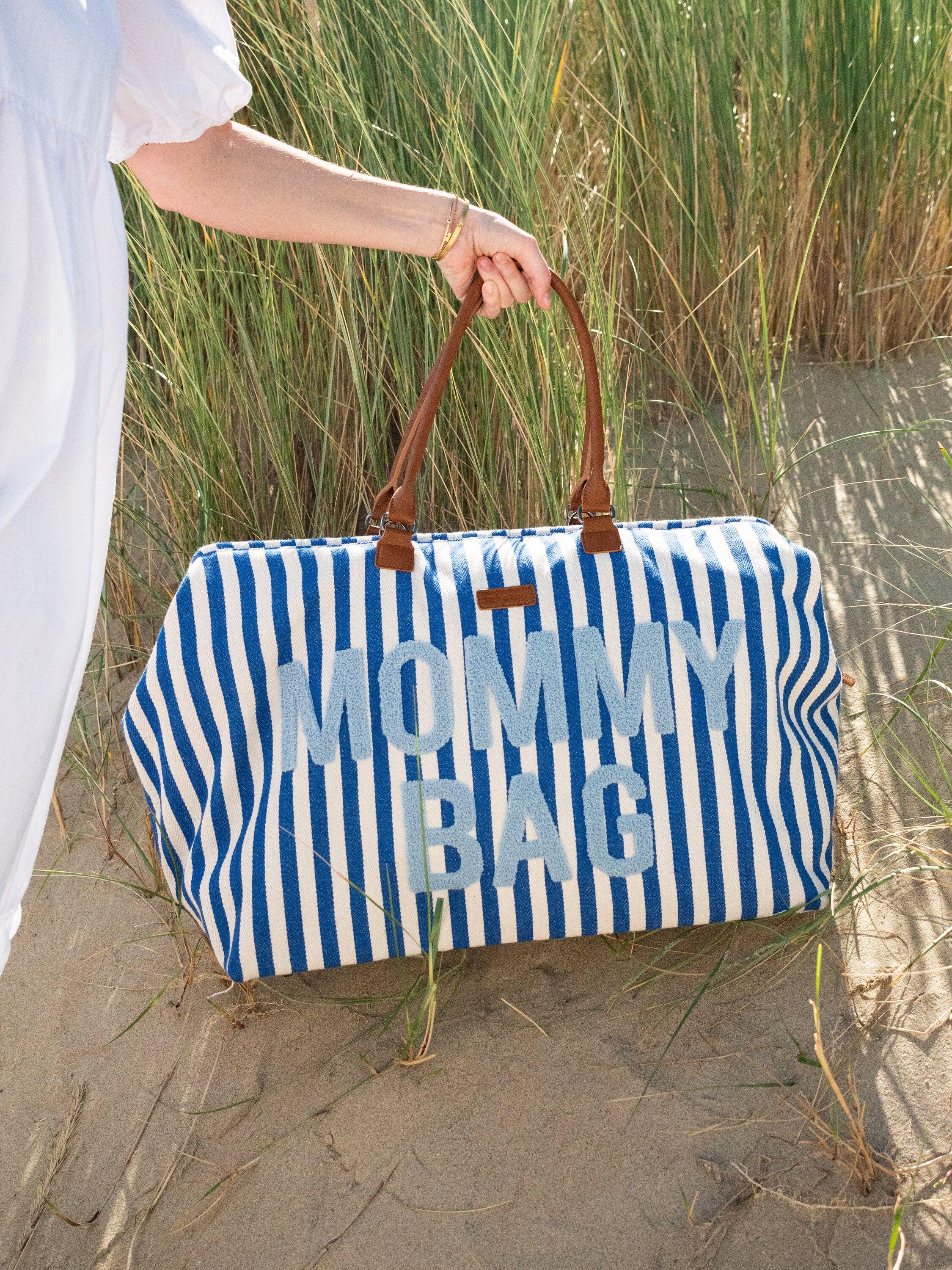 Borsa nascita con fasciatoio mommy bag MOMMY BAG RIGHE AZZ/BLU CHILDHOME 