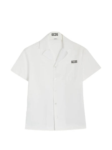 camicia con logo posteriore C1BJQH517T330 100 GCDS 