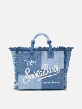 borsa denim patchwork colette COLETTE PATCH 0402 MC2 SAINT BARTH 